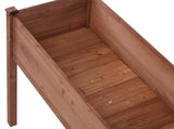 48x24x30 inch Raised Garden Bed with Legs, Elevated Wooden Planter Box for Outdoor Plants Flowers 55979115