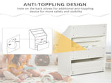 Kids Shelf Book/Storage Cabinet-White 19517984