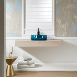 Vessel Sink Stone Resin Bathroom Sink Modern Art Sink 25C61-blue W3034P300025