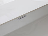 37 Inch Marble Vanity Top, White Vanity Top with Pre-drilled Faucet Holes, Bathroom Vanity Top with 80533783