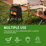 ZUN 36*36*46.5cm wood camping stove 15887337