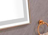 60 x6 Inch LED Bathroom Mirror with Aluminum Frame, Wall Mounted Vanity Mirror, Anti-Fog, Memory, W2287P279863