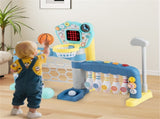 5 in 1 Toddler Sports Activity Center with Basketball Hoop Soccer Golf, 18 Months 78653998