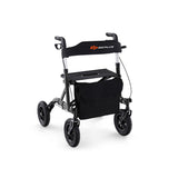Outdoor Rolling Rollator Walker 9.5" All-Terrain Wheels, 6-Level Adjustable , Foldable, 84641640
