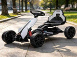 White 12V Electric Go Kart for Kids with Adjustable Speed Perfect for Children's Fun 31386183