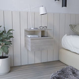 Adele Floating Nightstand with Drawer and Open Storage Shelves B200P173189