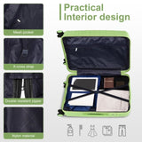 Luggage Sets 5 Piece, PP Luggage Set, Suitcases with Wheels, Hardside Hard Shell Travel Luggage with 73799168