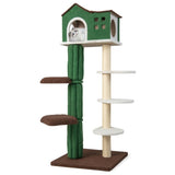 5 level Cat tree, Cat climbing frame Cat Apartment with cushions, anti-tipping Settings 33728747
