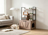 Wooden Cat Box Cabinet 31931775
