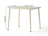 Sera square table outdoor courtyard table villa open air dining table waterproof table retro W3318P306363