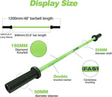 Barbell Bar Plates 4Ft Solid Iron Fitness Weightlifting 33169328