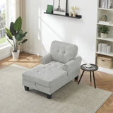 Chaise Lounge Indoor Sleeper Sofa Bed Chair Upholstered Lounge Chair for Bedroom Living Room with W1825P185508
