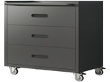 Heavy-Duty Metal Storage Cabinet with Wheels - 3 Drawer Tool Cabinet for Garage, Office, and Home 68821751