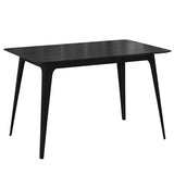 Dining Table Solid Wood Legs, Black N759P222557B