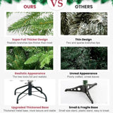 PE/PVC Mixed Automatic Christmas Tree With Lights Xmas Decoration Light Up Holiday Season 15678338