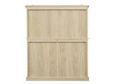 4 Door Cabinet with 1 Drawer, with 4 Adjustable Inner Shelves, Storage Cabinet W68894703