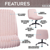 Techni Sport Pink Criss Cross Chair B031P266116