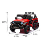 ZUN 24V Ride On Large PickUp Truck car for Kids,ride On 4WD Toys with Remote Control,Parents Can Assist W1578P198580