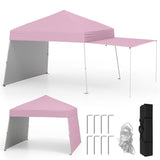 14 X 9.2 FT Pop up Canopy Tent - Pink 06291281