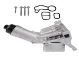 Aluminum Engine Oil Cooler Filter Housing w/Gasket 11428596283 Replacement for BMW 230i 330i 330e 13462723