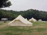 SAM&HAIBEI 6 Persons Tent Bell Tent Glamping,4 Seasons Yurt Tent for Camping, Heavy Cotton W2967P229852