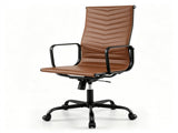 Ergonomic PU Leather High Back Office, 4" Height Adjustable & 90&deg-110&deg Rocking Executive Desk 71881840