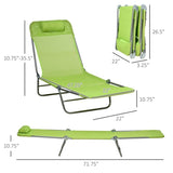 ZUN Folding Lounge Chairs / beach chair （Prohibited by WalMart） 12691091