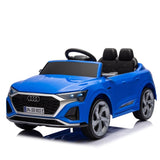 ZUN 12V Kids Ride On Electric Car w/Parents Remote Control,Licensed Audi SQ8 for Kids,Dual W1578P213381