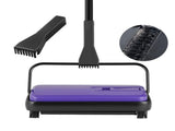 6.7" Manual Carpet Sweeper, Floor Sweeper with 300 ml Dustbin for Pet Hair & Home Office 66789414