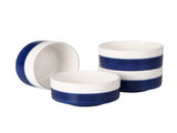 10 OZ WhiteBule Ceramic Bowls Set of 4 - Cereal Bowl,Soup Bowls for Kitchen, Ramen Bowl, Microwave 77989432