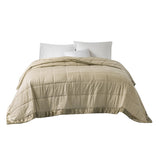 Oversized Down Alternative Blanket with Satin Trim B03598478