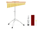 36-Tube Single-Row Wind Chime with Adjustable Tripod Stand, Portable Percussion Instrument for 87198427