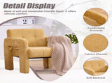 Modern Minimalist Casual Single Armchair Living Room, Bedroom, Office Area Upholstered Chair 38806614