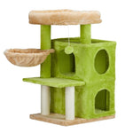 ZUN 33 inch Cat Tree Cat Tower for Indoor Cats, Cat Activity Center Play House with Large Padded Perch, 75858687