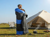 Rectangular Heated Sleeping Bag, Lightweight Sleeping Bag with Multi USB Powered Heating Pads, 27914012