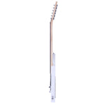 ZUN Novice Entry Level 170 Electric Guitar HSH Pickup Bag Strap Paddle Rocker Cable Wrench Tool White 44571807