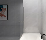 ZUN Goodyo 31"X55" Bathtub Screen Framless Shower Door Tempered Glass Shower Panel W122343125