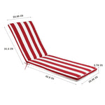 ZUN 1PCS Set Outdoor Lounge Chair Cushion Replacement Patio Funiture Seat Cushion Chaise Lounge W2911P211854