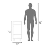 FM FURNITURE Quartzsite Bathroom Vanity with Integrated Sink and Faucet, White B128P293881