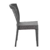 FARLEY STACKING SIDECHAIR,Set of 2,KD,GREY N762P234585E