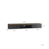 ZUN Floating TV Stand Wall Mounted with 16 Color LEDs,69" Modern TV Stand, Floating TV Cabinet W1321P237658