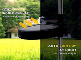 Warm white 6-pack 120 LED 8-mode solar fireworks light, outdoor garden waterproof fireworks light, 62955353
