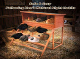 3-in-1 Nesting Boxes for Chickens with Perch and Swing- Wooden Chicken Nesting Box for Poultry 3 18367101
