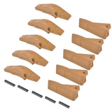 Weld-on Flush Mount L2520N-2AH Bucket Shanks 2A Bucket Teeth with Pins 5 Packs Fit for Many Small 03798286