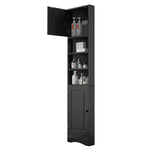 ZUN Multi-Functional Corner Cabinet Tall Bathroom Storage Cabinet with Two Doors and Adjustable Shelves, WF530911AAB