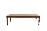 ZUN Transitional Style 1pc Table w 2x Leaves Ash Oak Rectangle Table Unique Design Legs Kitchen B011P222858