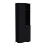 Grace Black 2-Door Kitchen Cabinet B062P175032