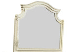 Noble Traditional Style Mirror Made with Wood in Antique Beige B009P168859