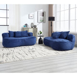 COOLMORE Bean Bag sofa Lazy Sofa Durable Comfort Lounger High Back Bean Bag Chair Couch for Adults W395P234049