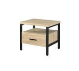 Yawan Oak & Black Finish Accent Table B2726P287569